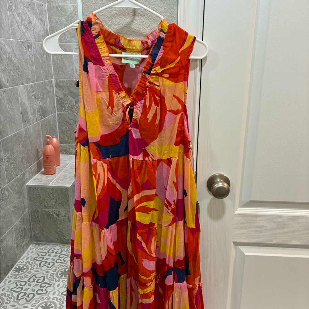 Colorful Floral Women's Swim Coverup